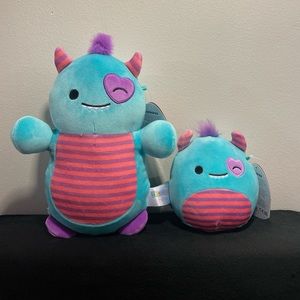 Squishmallows Leon the Monster Bundle